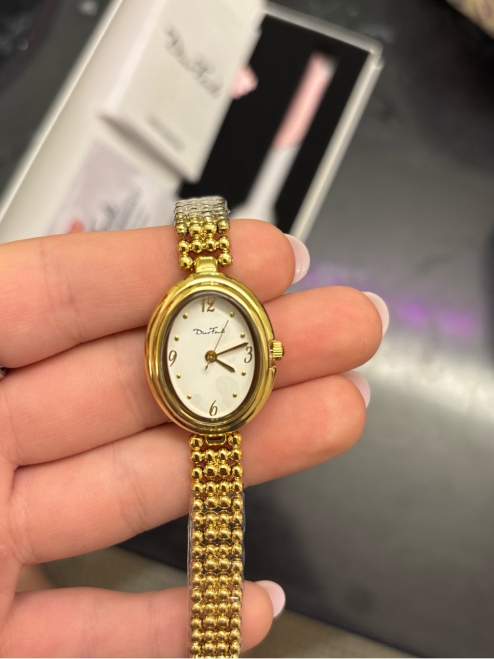 Gold Oval Women's Watch - Unbranded